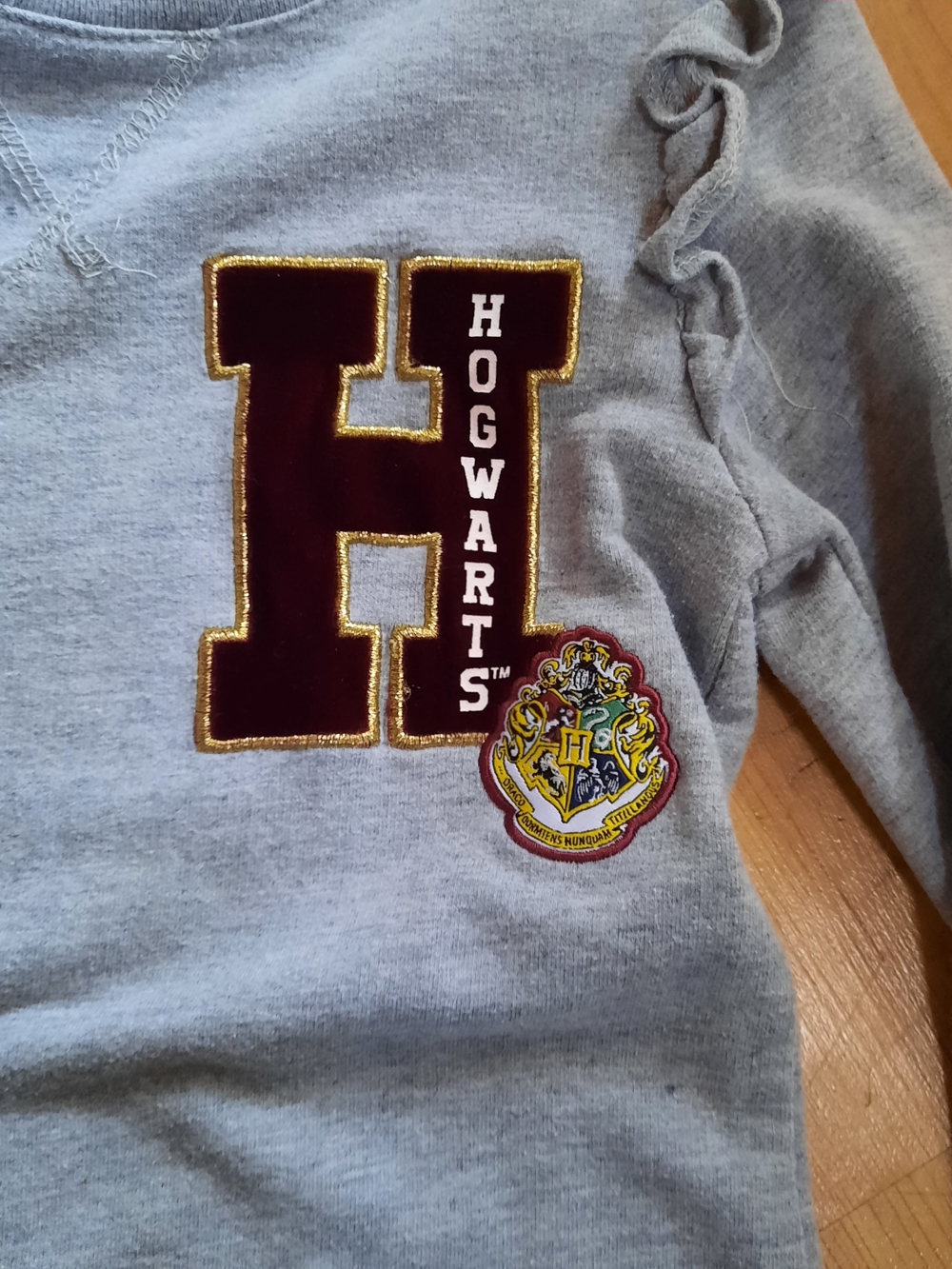 Harry Potter Hogwarts Grey Kids Sweatshirt
